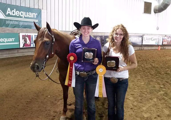Youth reining champions